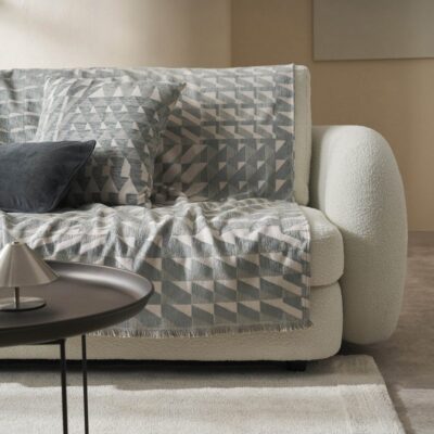 Ριχτάρι Πολυθρόνας 180x180cm GOFIS HOME Caspian Weed Grey 156/07 - Image 3