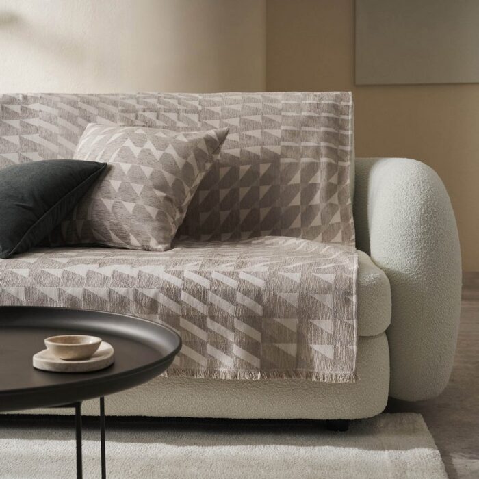 Ριχτάρι Διθέσιου 180x250cm GOFIS HOME Caspian Beige 156/06 - Image 3