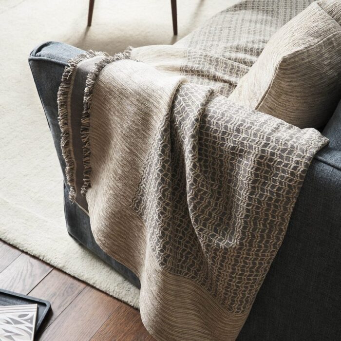 Ριχτάρι Διθέσιου 180x250cm GOFIS HOME Meadow Ink Grey 160/14