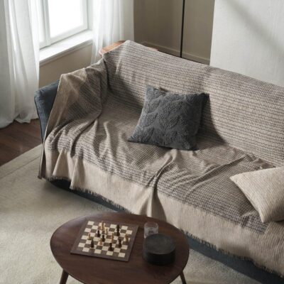 Ριχτάρι Διθέσιου 180x250cm GOFIS HOME Meadow Ink Grey 160/14 - Image 3