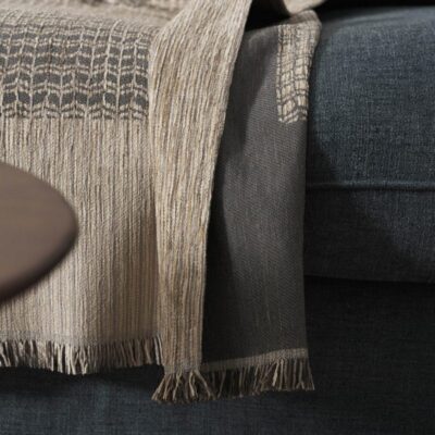 Ριχτάρι Διθέσιου 180x250cm GOFIS HOME Meadow Ink Grey 160/14 - Image 4