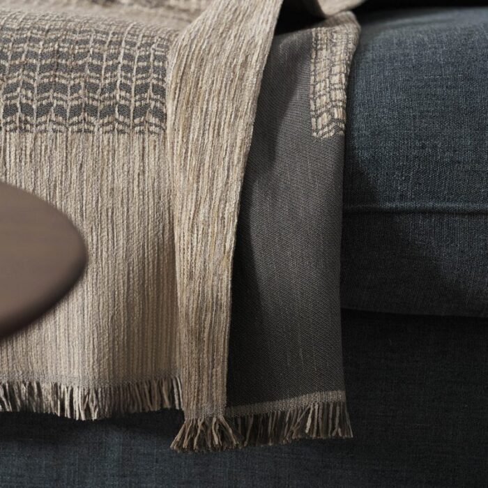 Ριχτάρι Διθέσιου 180x250cm GOFIS HOME Meadow Ink Grey 160/14 - Image 4