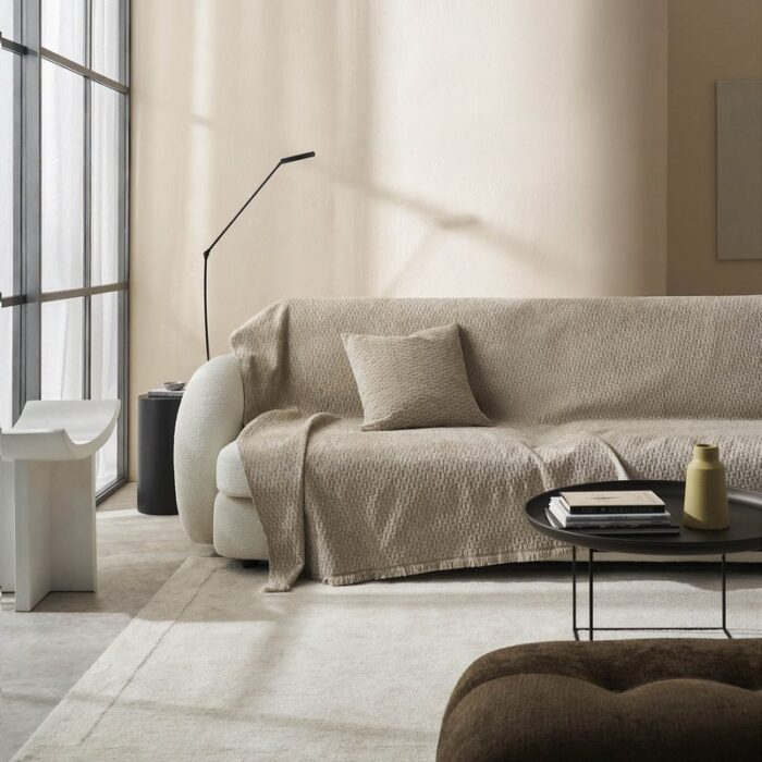 Ριχτάρι Πολυθρόνας 180x175cm GOFIS HOME  Ondine Beige 184/06 - Image 5