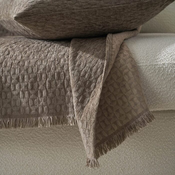 Ριχτάρι Πολυθρόνας 180x175cm GOFIS HOME  Ondine Brown 184/13 - Image 4