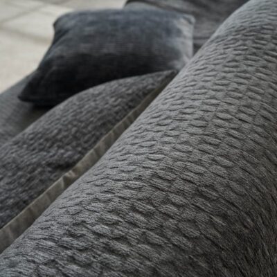 Ριχτάρι Πολυθρόνας 180x175cm GOFIS HOME Ondine Pearl Grey 184/14 - Image 4