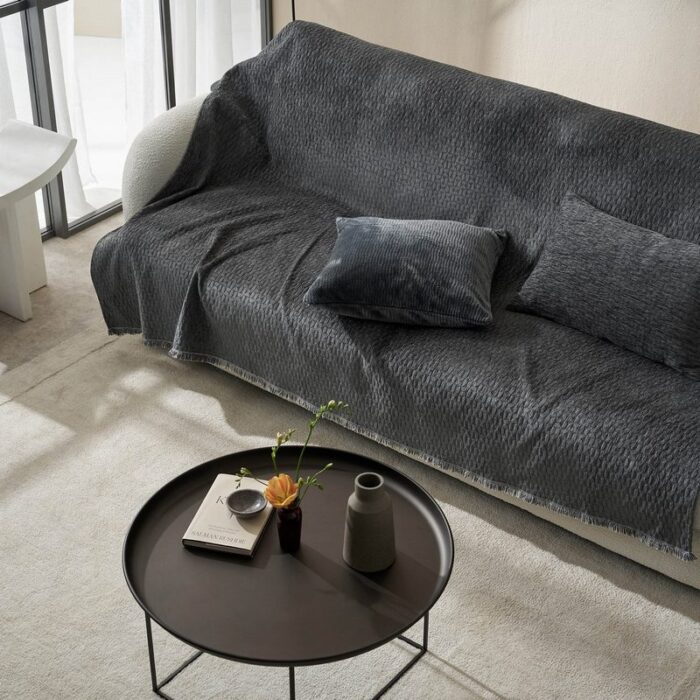 Ριχτάρι Πολυθρόνας 180x175cm GOFIS HOME  Ondine Pearl Grey 184/14 - Image 5