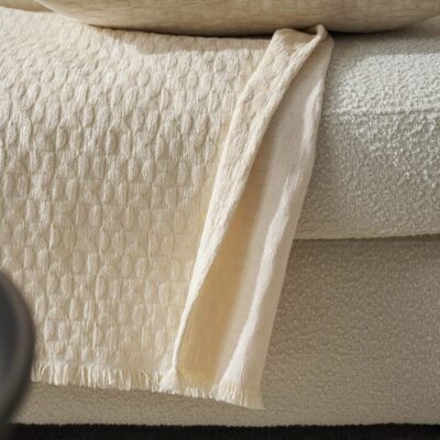 Ριχτάρι Διθέσιου 180x250cm GOFIS HOME Ondine Ecru 184/05 - Image 5