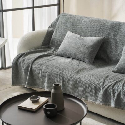 Ριχτάρι Διθέσιου 180x250cm GOFIS HOME Ondine Weed Grey 184/07
