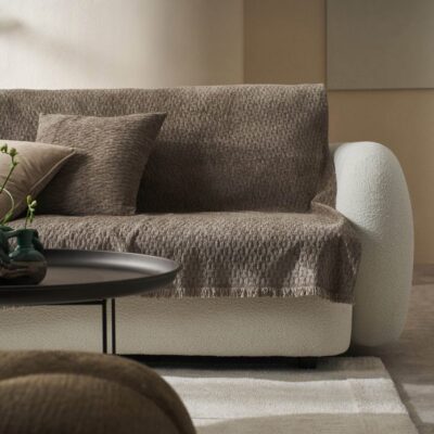 Ριχτάρι Διθέσιου 180x250cm GOFIS HOME Ondine Brown 184/13 - Image 3