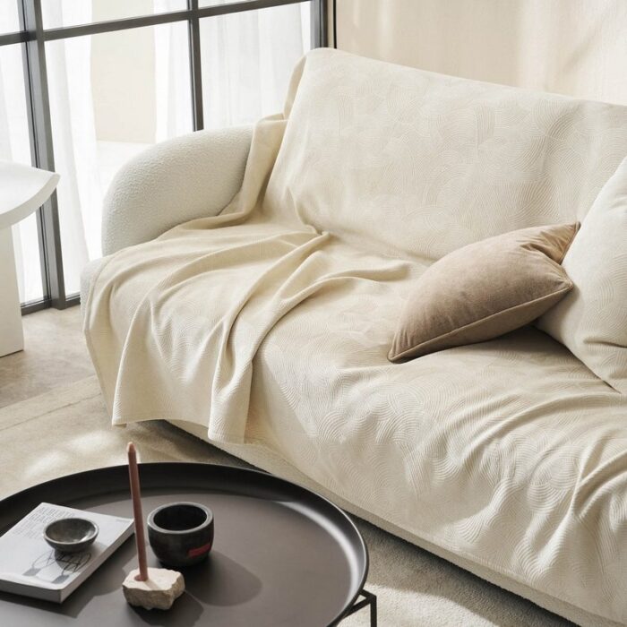 Ριχτάρι Πολυθρόνας 180x180cm GOFIS HOME  Nimbus Ecru 447/25