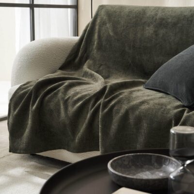 Ριχτάρι Διθέσιου 180x250cm GOFIS HOME Nimbus Weed Green 447/57 - Image 3