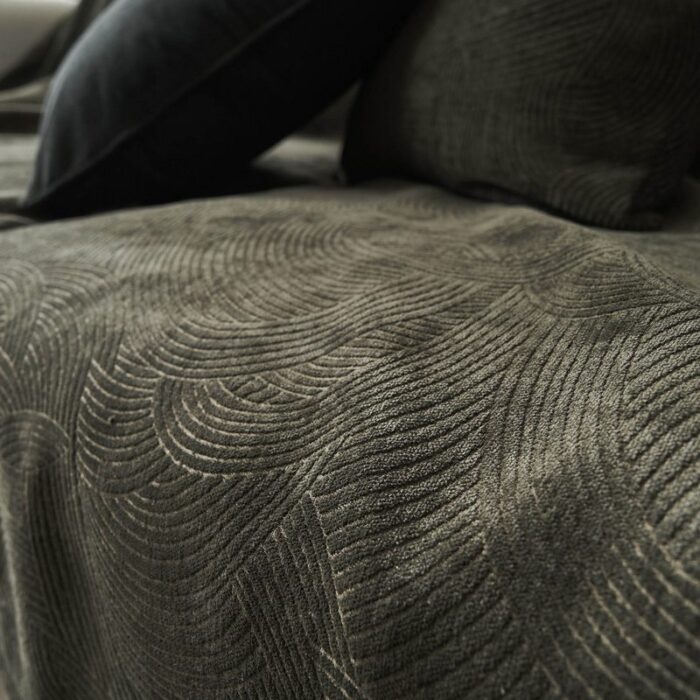 Ριχτάρι Διθέσιου 180x250cm GOFIS HOME  Nimbus Weed Green 447/57 - Image 4