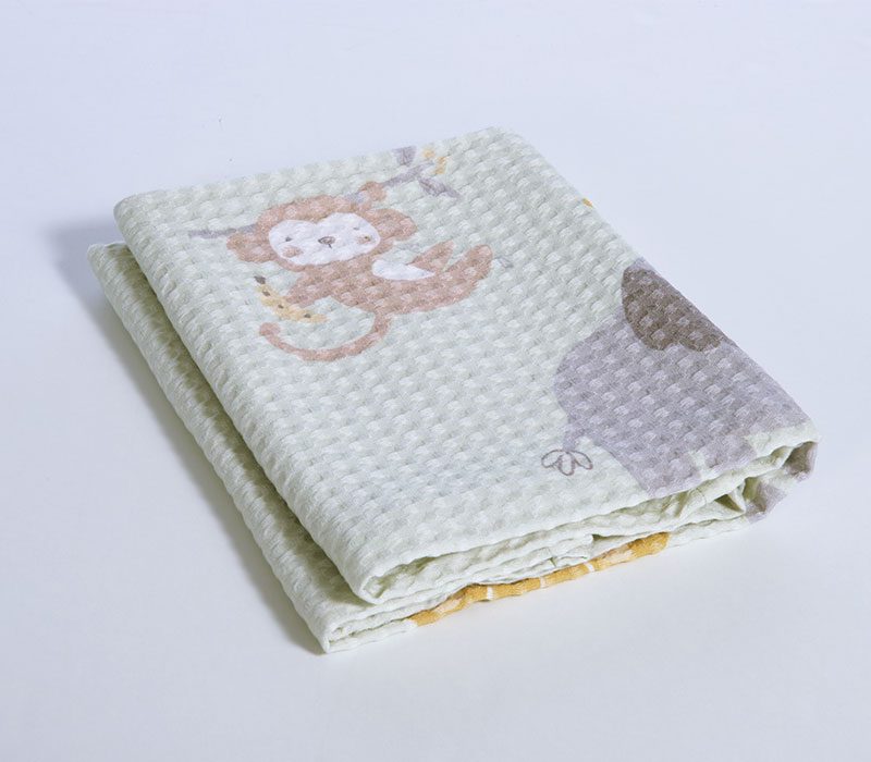 ΒΡΕΦΙΚΗ ΚΟΥΒΕΡΤΑ ΠΙΚΕ AΓΚΑΛΙΑΣ SAVANA 80X110 NEF-NEF HOMEWARE, 100% BAMBAKI - Image 5