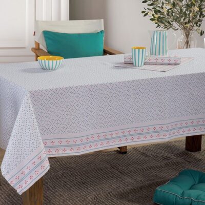 ΤΡΑΠΕΖΟΜΑΝΤΗΛΟ ISHMAR BLUE 140X240 NEF-NEF HOMEWARE, 50% BAMB-50% ΠΟΛ