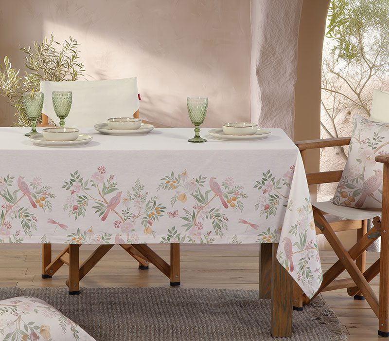 ΤΡΑΠΕΖΟΜΑΝΤΗΛΟ DREAMEL 140X140 NEF-NEF HOMEWARE, 100% BAMBAKI