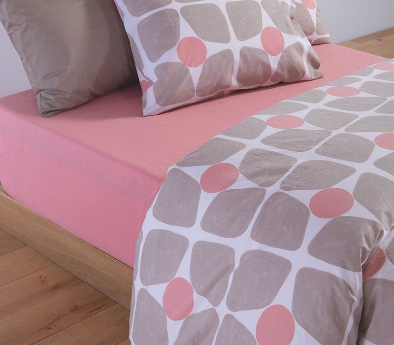 ΣΕΤ ΣΕΝΤΟΝΙΑ ΜΟΝΑ CASUAL COREO ΜΕ ΛΑΣΤΙΧΟ  NEF-NEF HOMEWARE, 100% ΒΑΜΒΑΚΙ - Image 4