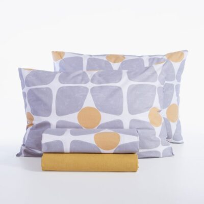 ΣΕΤ ΣΕΝΤΟΝΙΑ ΜΟΝΑ CASUAL COREO ΜΕ ΛΑΣΤΙΧΟ NEF-NEF HOMEWARE, 100% ΒΑΜΒΑΚΙ - Image 7