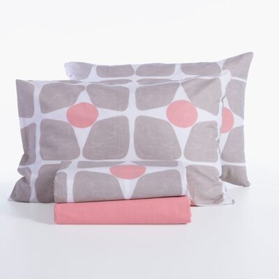 ΣΕΤ ΣΕΝΤΟΝΙΑ ΜΟΝΑ CASUAL COREO ΜΕ ΛΑΣΤΙΧΟ NEF-NEF HOMEWARE, 100% ΒΑΜΒΑΚΙ - Image 8