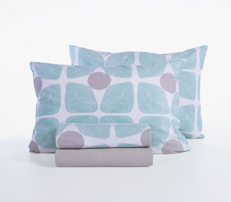 ΣΕΤ ΣΕΝΤΟΝΙΑ ΜΟΝΑ CASUAL COREO ΜΕ ΛΑΣΤΙΧΟ  NEF-NEF HOMEWARE, 100% ΒΑΜΒΑΚΙ - Image 9