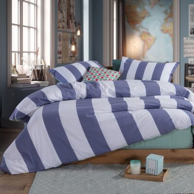 ΣΕΤ ΣΕΝΤΟΝΙΑ ΥΠΕΡΔΙΠΛΑ CASUAL VERTIA ΜΕ ΛΑΣΤΙΧΟ NEF-NEF HOMEWARE, 100% ΒΑΜΒΑΚΙ