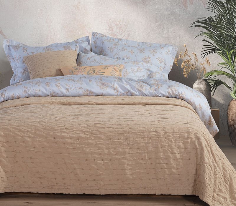 ΚΟΥΒΕΡΤΑ ΥΠΕΡΔΙΠΛΗ FOXY 230X250 NEF-NEF HOMEWARE, 100% BAMBAKI