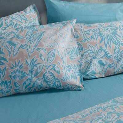 ΣΕΤ ΣΕΝΤΟΝΙΑ ΒΑΜΒΑΚΕΡΑ ΜΟΝΑ CHARISMA BLUE 170X270 NEF-NEF HOMEWARE, 100% ΒΑΜΒΑΚΙ - Image 2