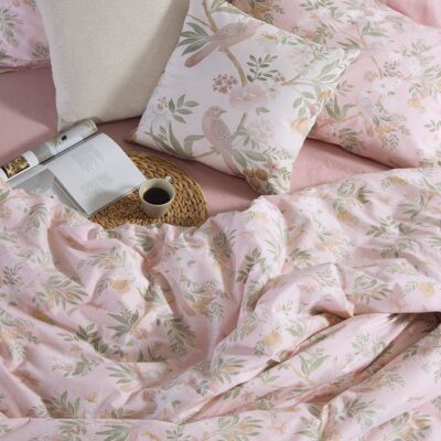 ΣΕΤ ΣΕΝΤΟΝΙΑ ΒΑΜΒΑΚΕΡΑ ΔΙΠΛΑ DREAMEL 200Χ270 NEF-NEF HOMEWARE, 100% ΒΑΜΒΑΚΙ - Image 5