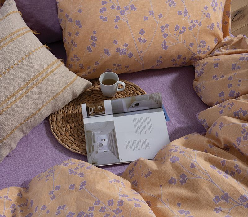 ΣΕΤ ΣΕΝΤΟΝΙΑ ΒΑΜΒΑΚΕΡΑ ΥΠΕΡΔΙΠΛΑ FLORIVA 240Χ270 NEF-NEF HOMEWARE, 100% ΒΑΜΒΑΚΙ - Image 5