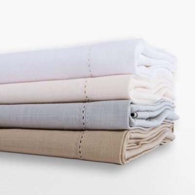 ΤΡΑΠΕΖΟΜΑΝΤΗΛΟ ΡΟΤΟΝΤΑ STEADY D.180cm NEF-NEF HOMEWARE, 100% BAMBAKI