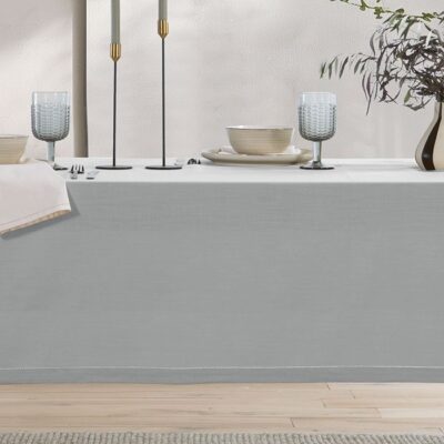 ΤΡΑΠΕΖΟΜΑΝΤΗΛΟ ΡΟΤΟΝΤΑ STEADY D.180cm NEF-NEF HOMEWARE, 100% BAMBAKI - Image 4