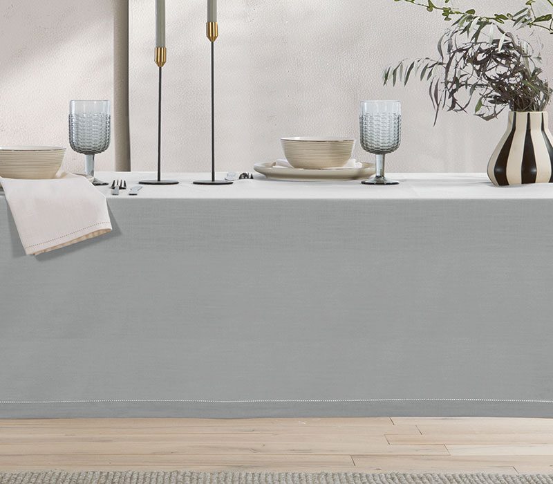 ΤΡΑΠΕΖΟΜΑΝΤΗΛΟ ΡΟΤΟΝΤΑ STEADY D.180cm NEF-NEF HOMEWARE, 100% BAMBAKI - Image 4