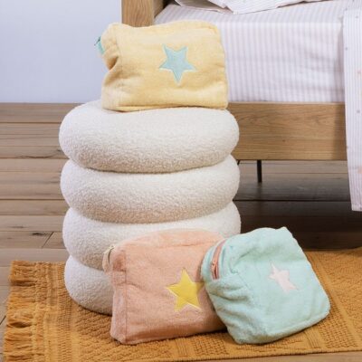ΒΡΕΦΙΚΟ ΤΣΑΝΤΑΚΙ BEBE HAPPY 22X15+8 NEF-NEF HOMEWARE, 100% BAMBAKI - Image 2
