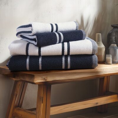 ΣΕΤ ΠΕΤΣΕΤΕΣ 2TMX SEA COAST NEF-NEF HOMEWARE, 100% BAMBAKI