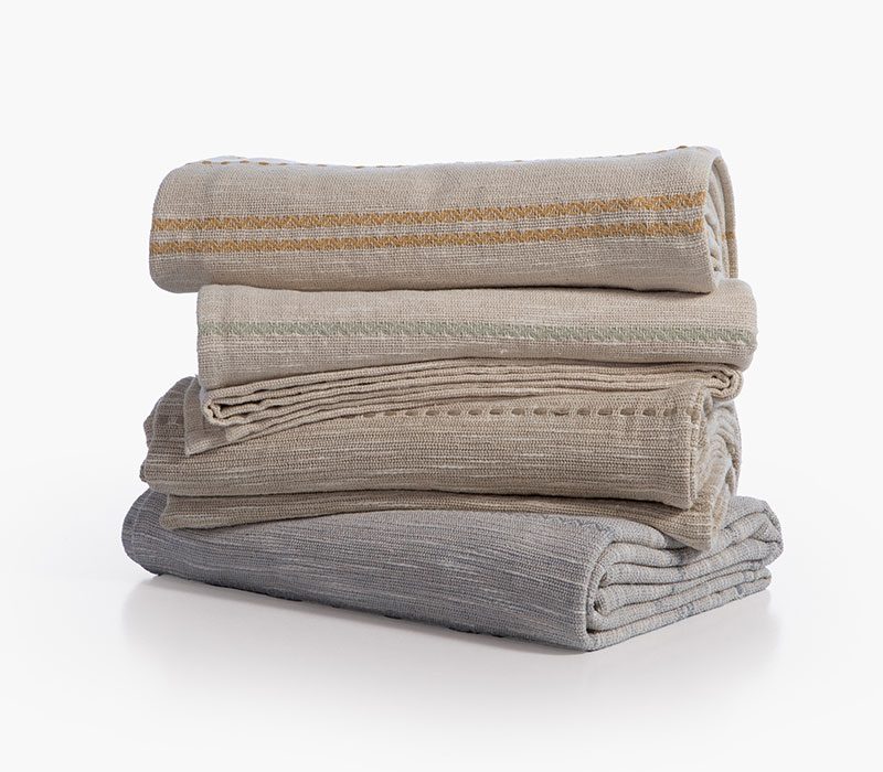 ΡΙΧΤΑΡΙ ΔΙΘΕΣΙΟΥ ΚΑΝΑΠΕ BLEEZE 180Χ250 NEF-NEF HOMEWARE, 100% BAMBAKI