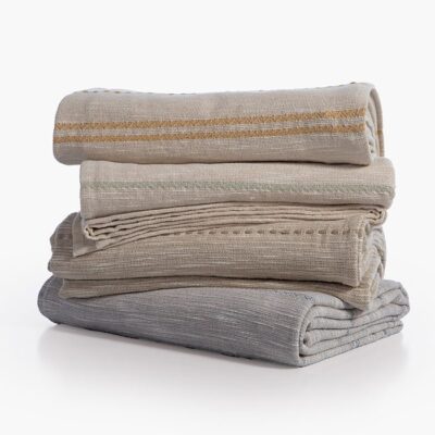 ΡΙΧΤΑΡΙ ΤΕΤΡΑΘΕΣΙΟΥ ΚΑΝΑΠΕ BLEEZE 180Χ350 NEF-NEF HOMEWARE, 100% BAMBAKI