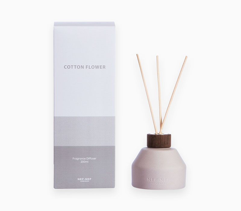 ΑΡΩΜΑΤΙΚΟ ΧΩΡΟΥ ΜΕ ΣΤΙΚΣ COTTON FLOWER 200ml NEF-NEF HOMEWARE,