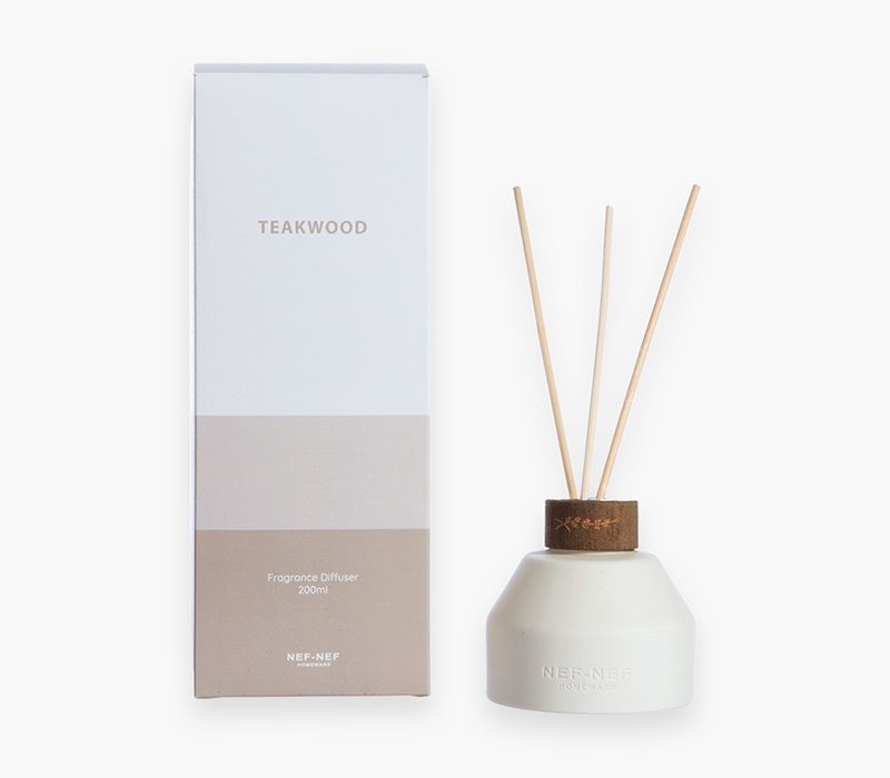 ΑΡΩΜΑΤΙΚΟ ΧΩΡΟΥ ΜΕ ΣΤΙΚΣ TEAKWOOD 26 200ml NEF-NEF HOMEWARE,