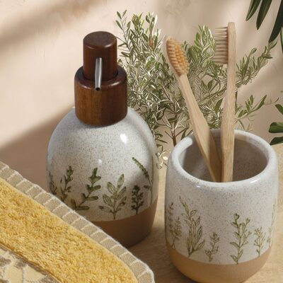 ΠΟΤΗΡΙ ΜΠΑΝΙΟΥ BONJAI NEF-NEF HOMEWARE, 100% ΚΕΡΑΜΙΚΟ