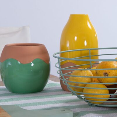 ΔΙΑΚΟΣΜΗΤΙΚΟ ΚΕΡΑΜΙΚΟ ΒΑΖΟ DOMAIN 14X14X13 NEF-NEF HOMEWARE, 100% ΚΕΡΑΜΙΚΟ - Image 2