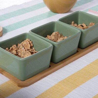 ΜΠΩΛ ΣΕΤ 3 ΤΜΧ ΜΕ ΔΙΣΚΟ SAGE NEF-NEF HOMEWARE, ΚΕΡΑΜ-BAMBOO - Image 4