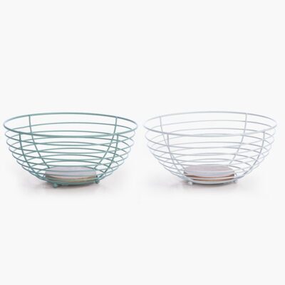 ΚΑΛΑΘΙ ΦΡΟΥΤΩΝ SIDE NEF-NEF HOMEWARE, ΜΕΤΑΛΛΟ-ΞΥΛΟ