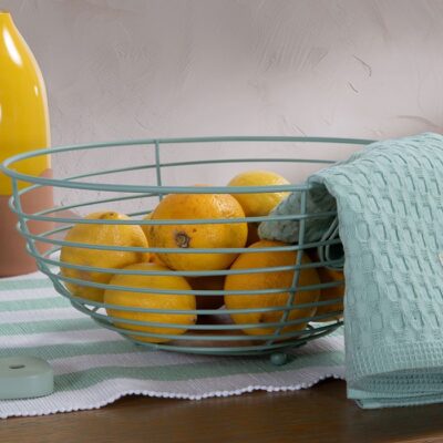 ΚΑΛΑΘΙ ΦΡΟΥΤΩΝ SIDE NEF-NEF HOMEWARE, ΜΕΤΑΛΛΟ-ΞΥΛΟ - Image 2