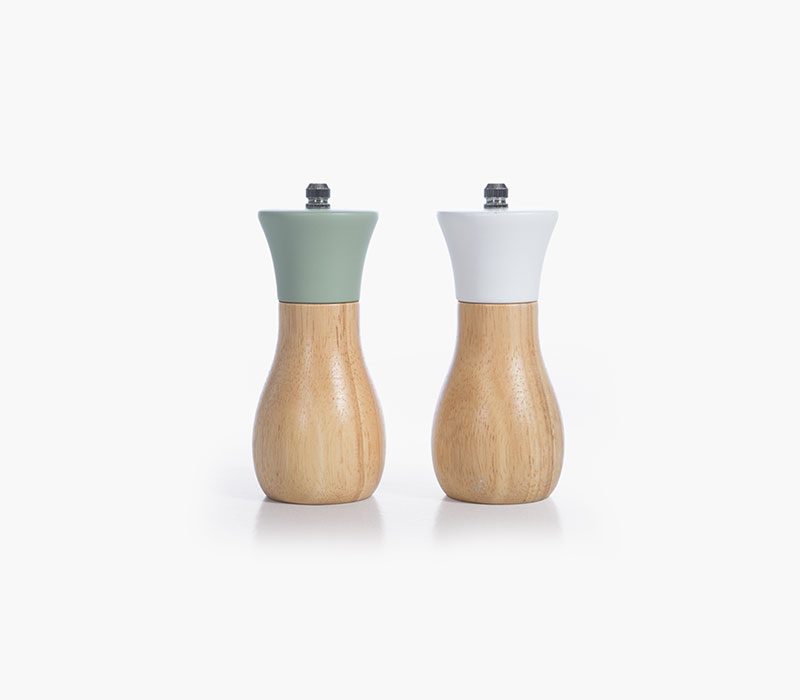 ΜΥΛΟΣ ΑΛΑΤΙΟΥ - ΠΙΠΕΡΙΟΥ FLOP 6Χ14 NEF-NEF HOMEWARE, ΞΥΛΟ-ΚΕΡΑΜ