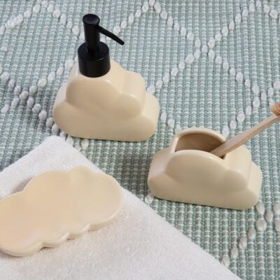 ΣΕΤ ΑΞΕΣΟΥΑΡ ΜΠΑΝΙΟΥ 3 ΤΜΧ EASY NEF-NEF HOMEWARE, ΚΕΡΑΜ-ΠΛΑΣΤ