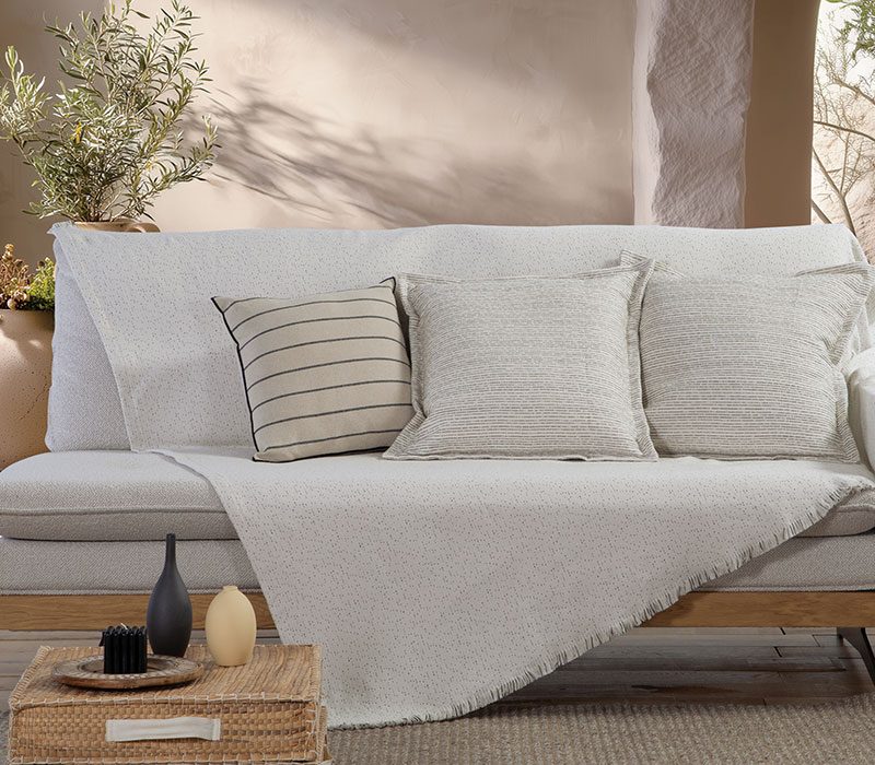 ΡΙΧΤΑΡΙ ΤΡΙΘΕΣΙΟΥ ΚΑΝΑΠΕ MALTA 26 170X300 NEF-NEF HOMEWARE, 85% BAMB-15% ΠΟΛ