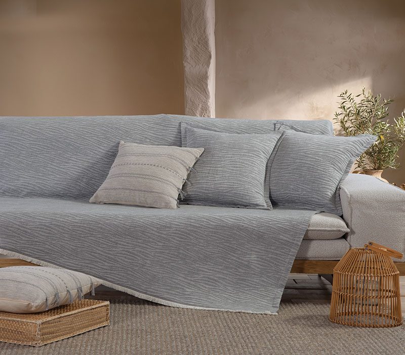 ΡΙΧΤΑΡΙ ΤΡΙΘΕΣΙΟΥ ΚΑΝΑΠΕ ZEBRA 170X300 NEF-NEF HOMEWARE, 80% BAMB-20% ΠΟΛ - Image 2