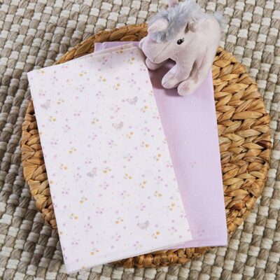ΒΡΕΦΙΚΑ ΣΕΤ ΣΕΝΤΟΝΙΑ ΛΙΚΝΟΥ 2ΤΜΧ CUTE & SWEET NEF-NEF HOMEWARE, 100% ΒΑΜΒΑΚΙ - ECRU