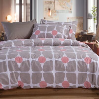 ΣΕΤ ΣΕΝΤΟΝΙΑ ΔΙΠΛΑ CASUAL COREO 200Χ270 NEF-NEF HOMEWARE, 100% ΒΑΜΒΑΚΙ - BEIGE