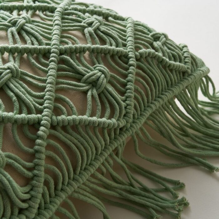 Μαξιλαροθήκη 43x43cm GOFIS HOME  Natural Fog Green 196 - Image 2