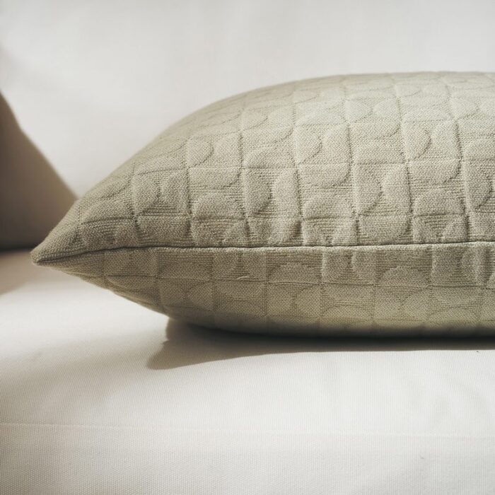 Μαξιλαροθήκη 50x50cm GOFIS HOME  Eliena Smoke Green 402/07 - Image 2